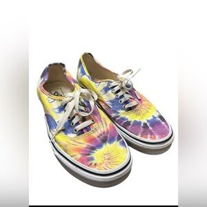 Vans Washed Tie Dye Shoes 10.5